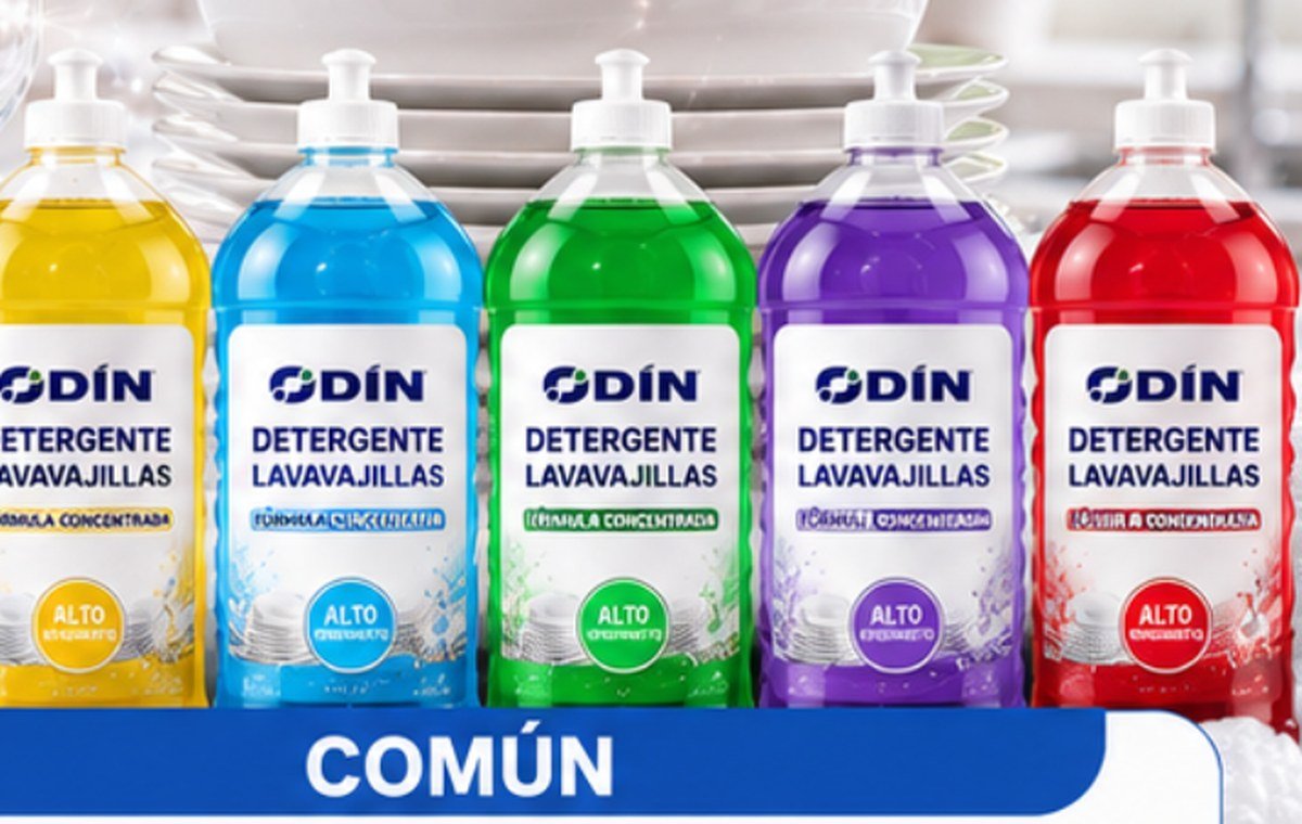 Detergente Lavavajillas Común