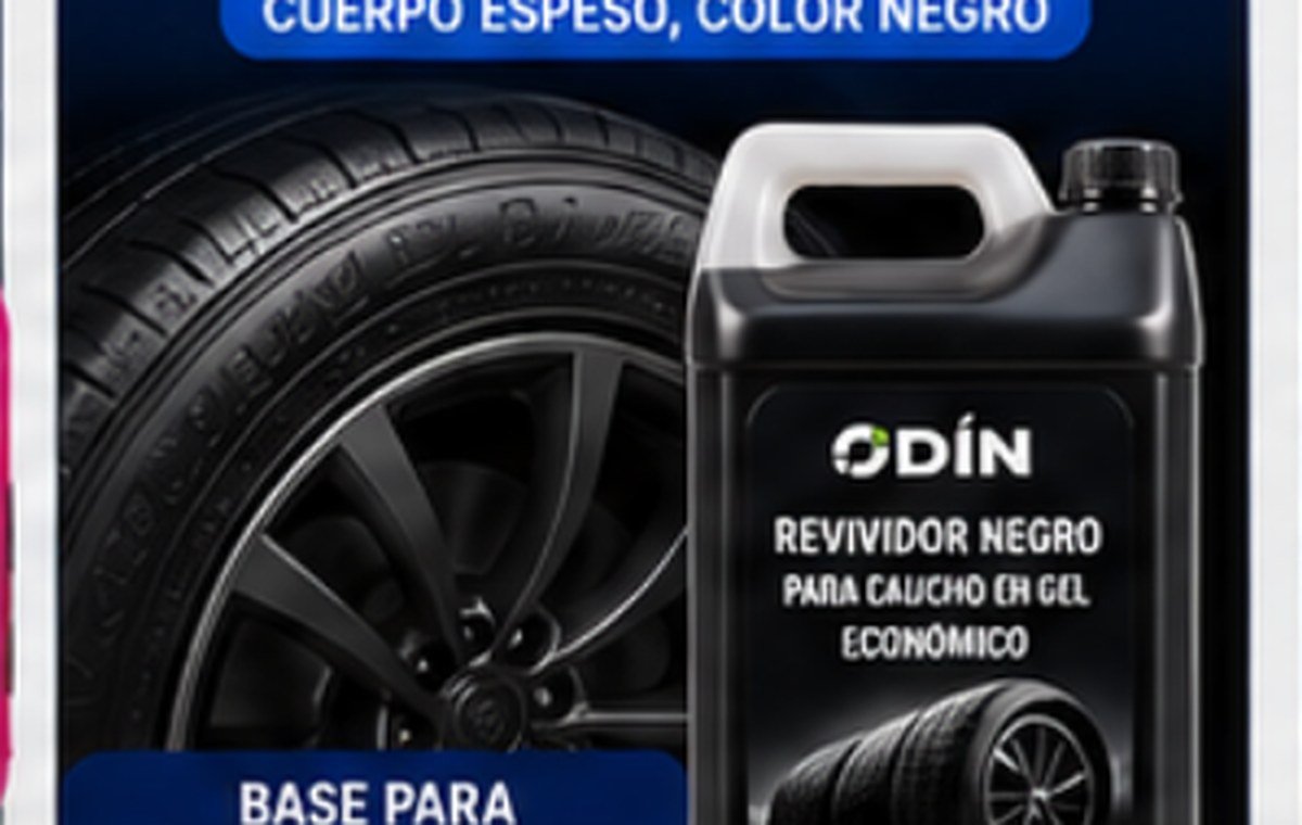 Revividor Negro para Caucho en Gel Económico